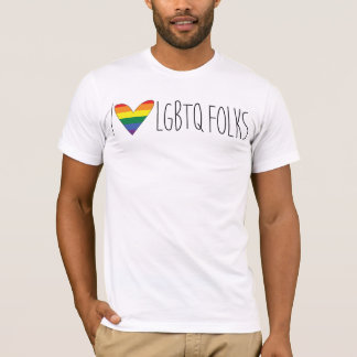 Jag älskar LGBTQ - fundament för Los Sueños Tee Shirt