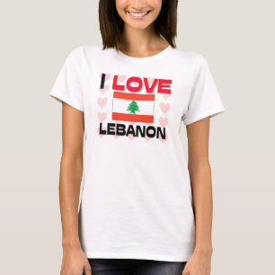 Jag älskar Libanon T-shirt