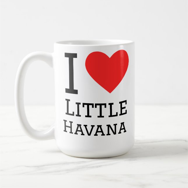 Jag älskar lilla Havanna  Kaffemugg (Vänster)