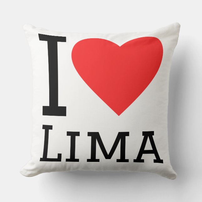 Jag älskar lima kudde (Framsida)