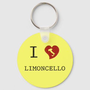 Jag älskar Limoncello Nyckelring