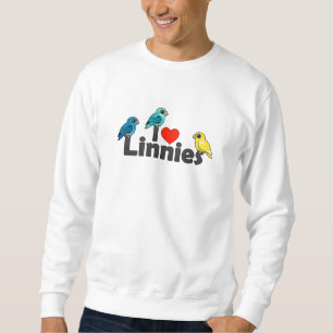 Jag älskar Linnies Långärmad Tröja