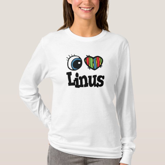 Jag älskar Linus T-shirt (Framsida)