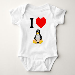 Jag älskar Linux T-shirt