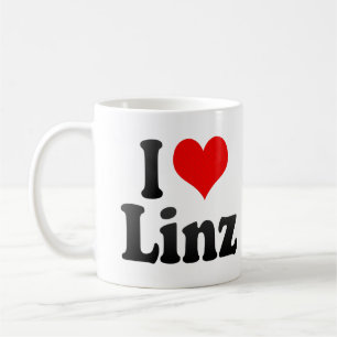Jag älskar Linz, Österrike Kaffemugg