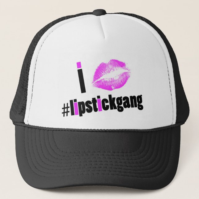 jag älskar lipstickgangSnapbackhatten Keps (Framsida)