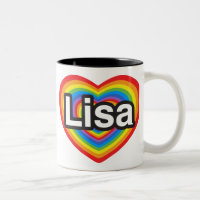 Jag älskar Lisa. Jag älskar dig Lisa. Hjärta