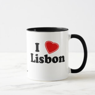 Jag älskar Lisbon Mugg