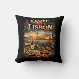 Jag älskar Lissabon Kudde