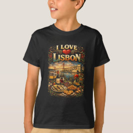 Jag älskar Lissabon T Shirt