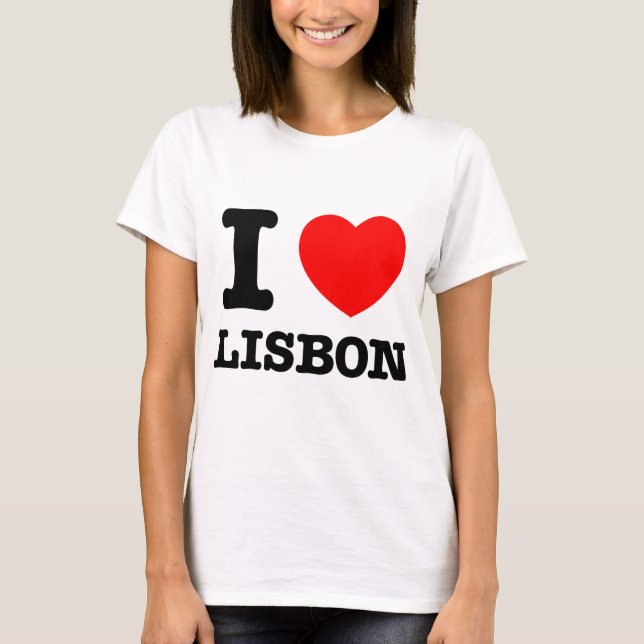 Jag älskar Lissabon Tee (Framsida)