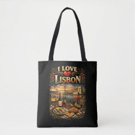 Jag älskar Lissabon Tygkasse