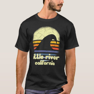 Jag älskar Little River Kalifornien Ocean Wave Ca T Shirt