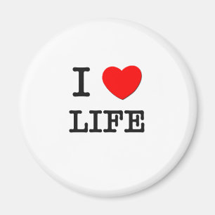 Jag älskar liv magnet