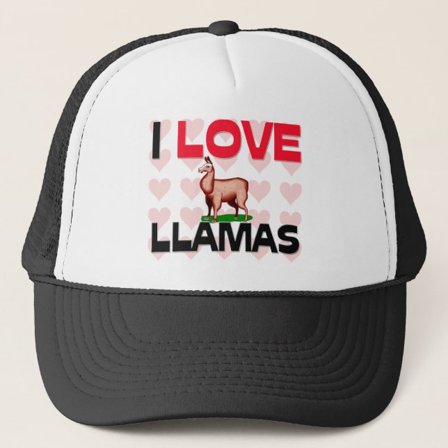Jag älskar Llamas Keps (Framsida)