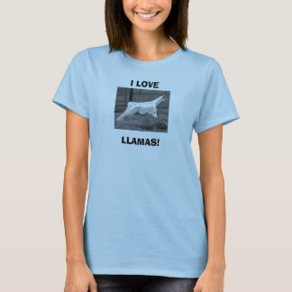 JAG ÄLSKAR LLAMAS! T-SHIRT