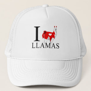 Jag älskar Llamaslock Truckerkeps
