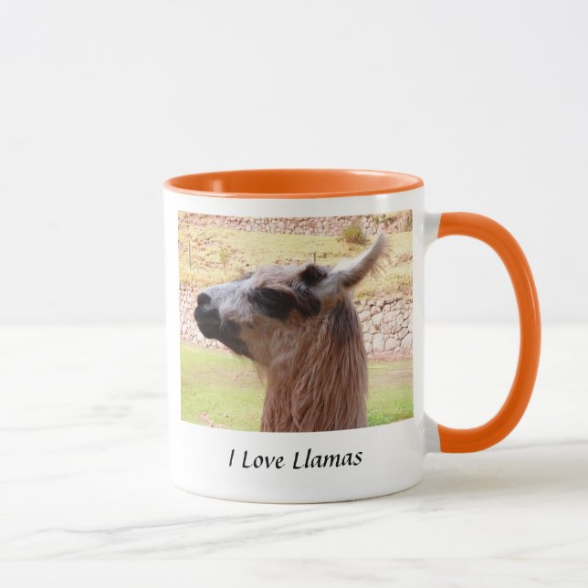 Jag älskar Llamasmuggen Mugg (Höger)