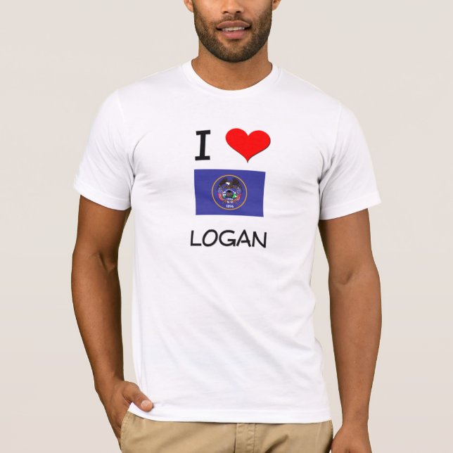Jag älskar Logan Utah Tee (Framsida)