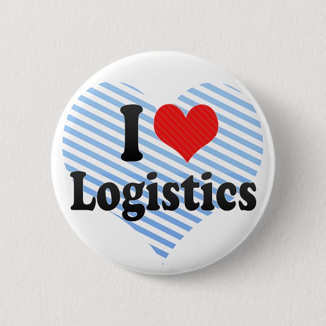 Jag älskar logistik knapp (Framsida)