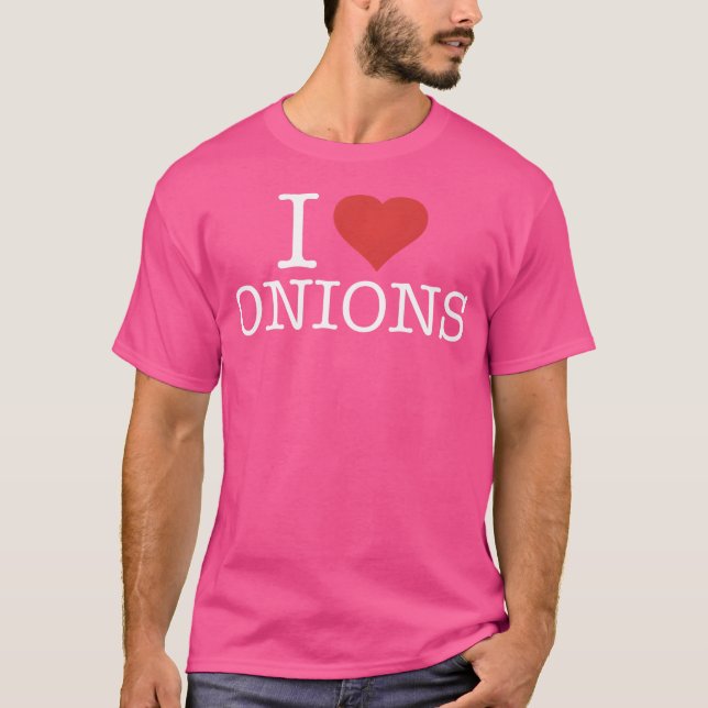 Jag älskar lök t shirt (Framsida)