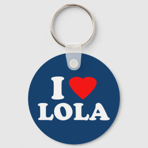 Jag älskar Lola Nyckelring