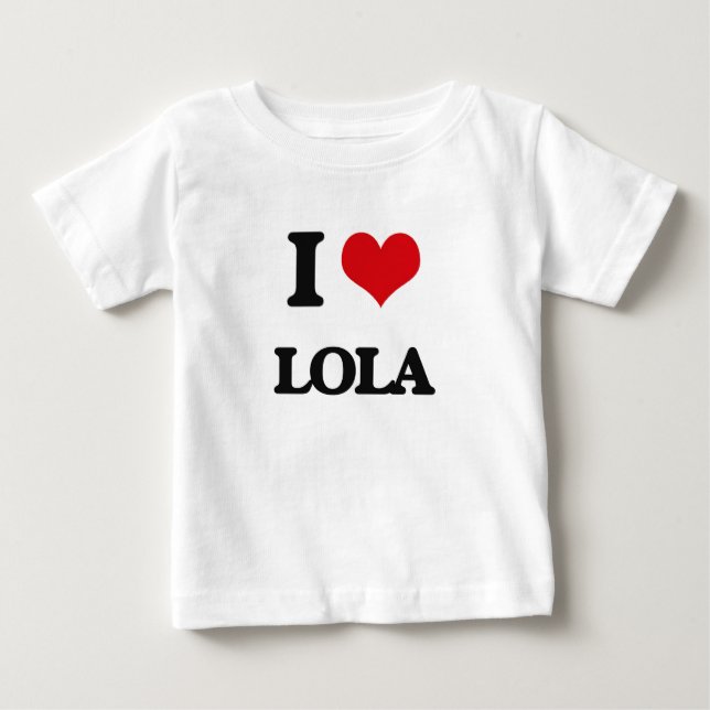 Jag älskar Lola Tee Shirt (Framsida)