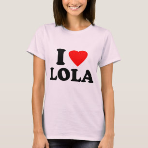 Jag älskar Lola Tee Shirt