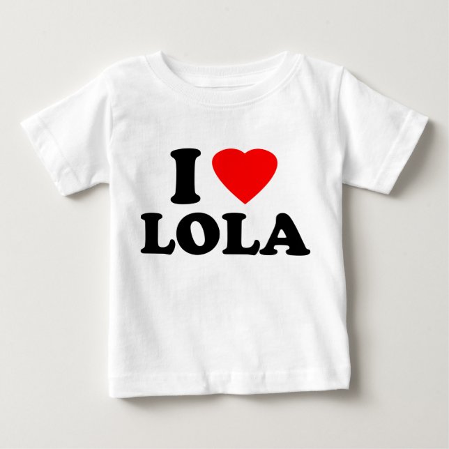 Jag älskar Lola Tröja (Framsida)