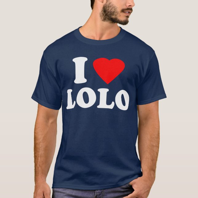 Jag älskar Lolo T Shirt (Framsida)