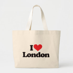 Jag älskar London Jumbo Tygkasse