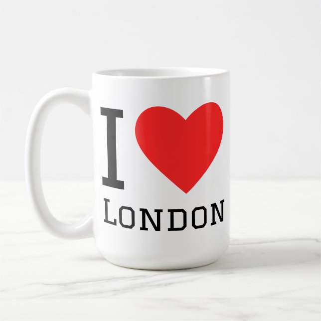 Jag älskar London  Kaffemugg (Vänster)