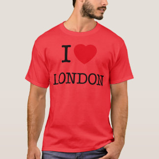 Jag älskar London Londons familj T Shirt