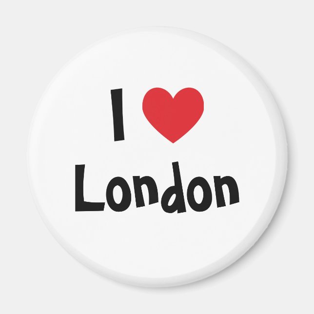 Jag älskar London Magnet (Framsidan)