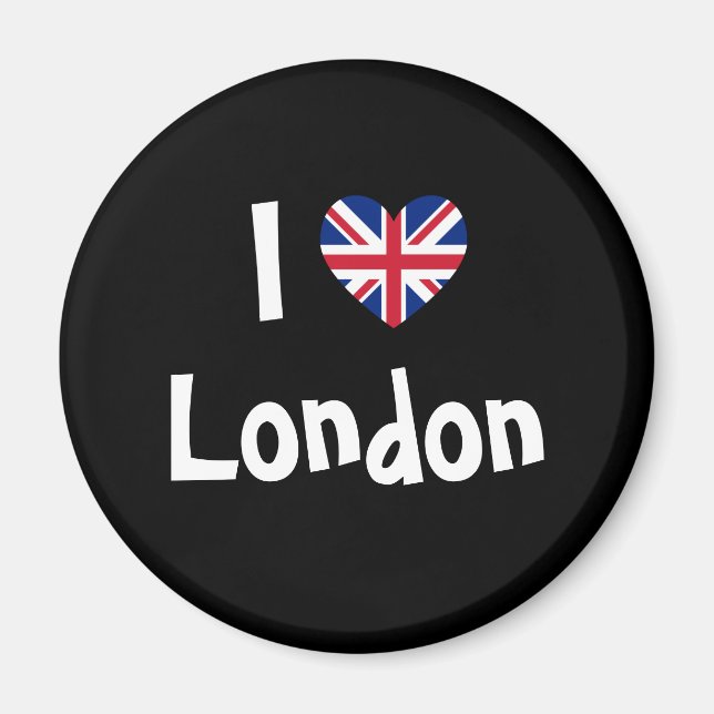 Jag älskar London Magnet (Framsidan)