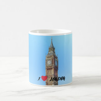 Jag älskar London-mugg – Big Ben-illustration souv Kaffemugg