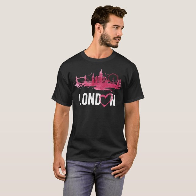 Jag älskar London T-shirt (Hel framsida)