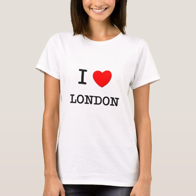 Jag älskar London Tee (Framsida)