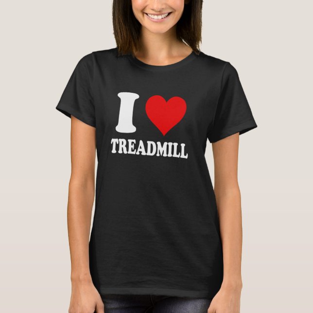 Jag älskar löpband t shirt (Framsida)