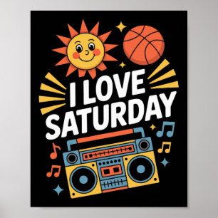 Jag älskar lördags solsken Sketll musik  Poster
