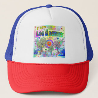 Jag ÄLSKAR Los Angeles Deep Dream Hatt Keps