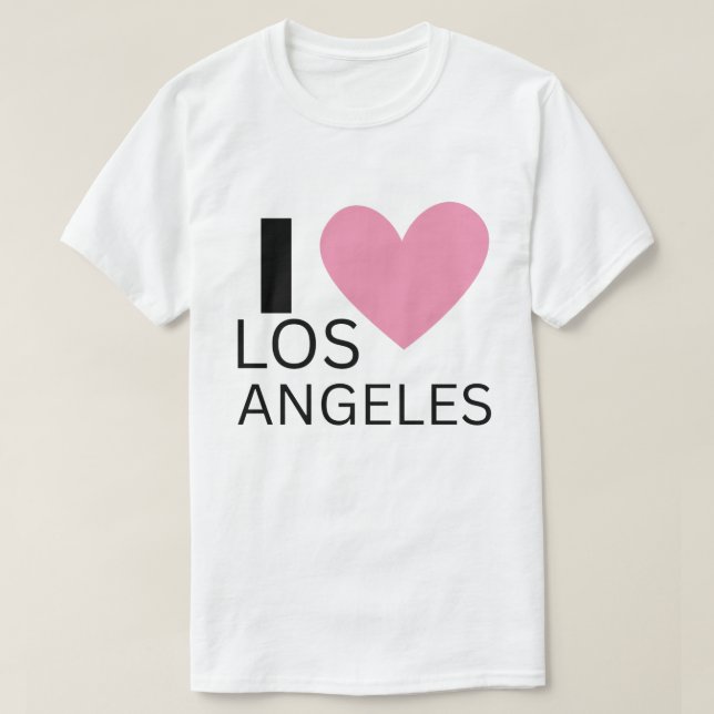 Jag älskar Los Angeles T Shirt (Design framsida)