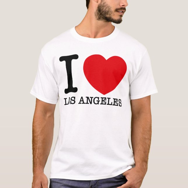 Jag älskar Los Angeles T-shirt (Framsida)