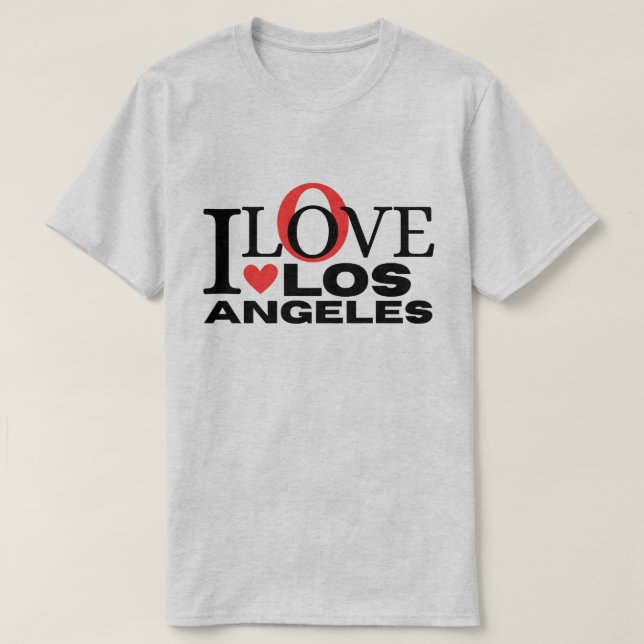Jag älskar Los Angeles T Shirt (Design framsida)