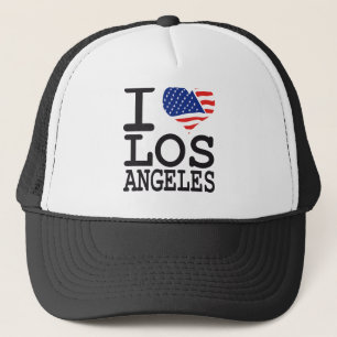 Jag älskar Los Angeles Truckerkeps