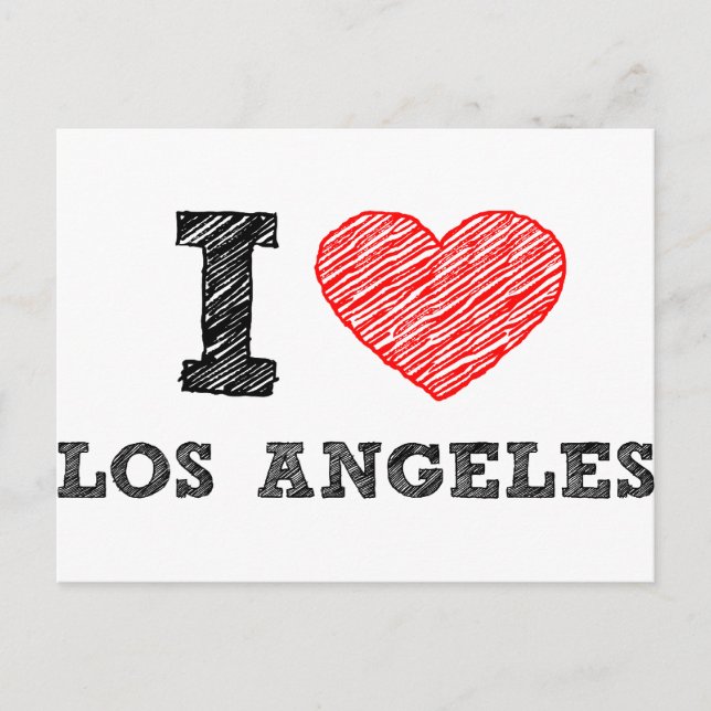 Jag älskar Los Angeles Vykort (Framsida)