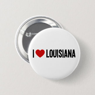Jag älskar Louisiana Jag älskar Louisiana Rund kna Knapp