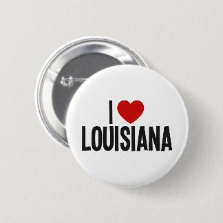 Jag älskar Louisiana Jag älskar Louisiana Rund kna Knapp