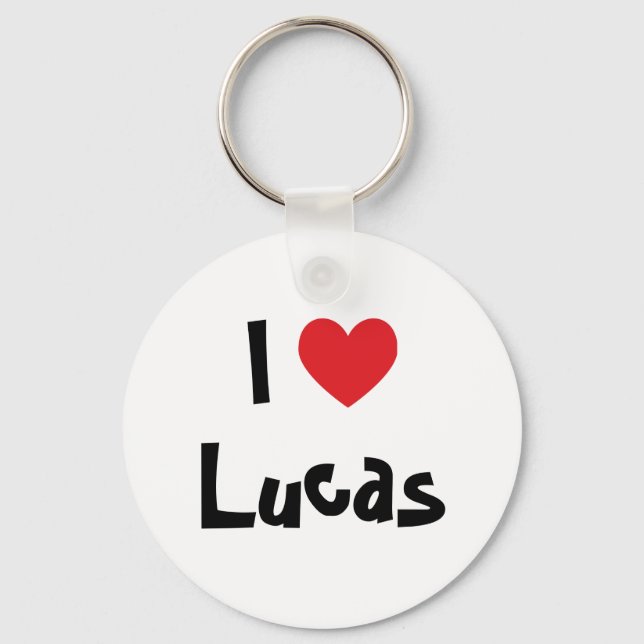Jag älskar Lucas Nyckelring (Framsida)