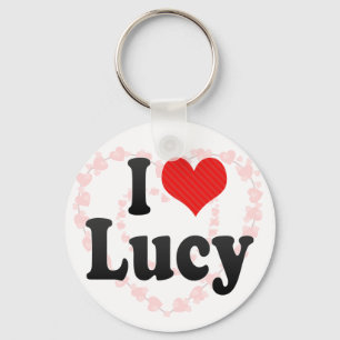 Jag älskar Lucy Nyckelring